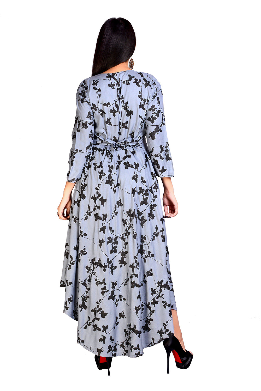 Trendy Printed Fashionable Long Dress