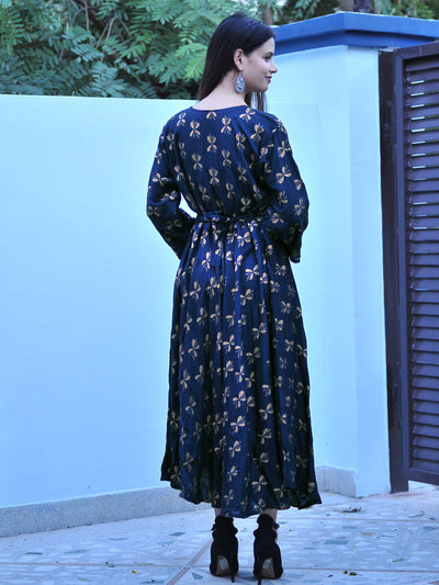 Women Rayon Maxi Long Kurti Gown